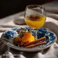 Mandarinen Lillet mit Zimt Festtagszauber: Spritzig Frisch