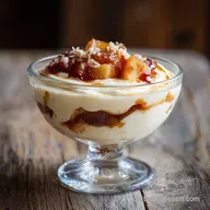 Mascarpone und &Auml;pfel im Glas
