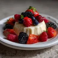 Mascarpone Dessert mit frischen Beeren - Cremig
