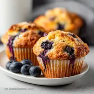Muffin Mit Blaubeeren Rezept mit Joghurt