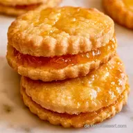 Spitzbuben mit Aprikosenmarmelade