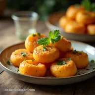 Einfaches Rezept f&uuml;r leckere Karotten Omas knusprige M&ouml;hrenpuffer KarottenTaler