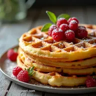 Omas Waffeln backen Goldbraunes Sonntagsgl&uuml;ck