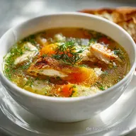 H&uuml;hnersuppe Rezept f&uuml;r 6 Portionen