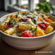 One Pot Rezepte Leckere OfenPasta mit: S&auml;mig & Minimaler Abwasch