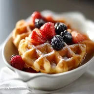 Rezept Belgische Waffeln in 35 Minuten f&uuml;r 12 St&uuml;ck