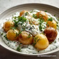 Rezept mit Kartoffeln als Hauptspeise in 20 Minuten: Pellkartoffeln mit Kr&auml;uterquark