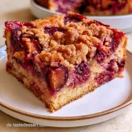 Pflaumenkuchen mit Streuseln (R&uuml;hrteig)