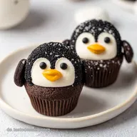 Pinguin Muffins: Schokoladig und Verspielt