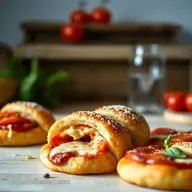Pizzaschnecken mit Pizzateig: Blitzrezept f&uuml;r Party & Kids!