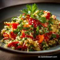 Leichtes Quinoa Tabouleh Rezept Frische Kr&auml;uter statt Bulgur