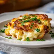 R&ouml;sti-Schnitzel-Auflauf f&uuml;r 4 Portionen