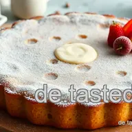 Saftiger Erdbeerkuchen vom Blech mit Pudding - Ein Genuss f&uuml;r die ganze Familie!