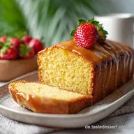 Saftiger R&uuml;hrkuchen mit Puddingpulver f&uuml;r Kastenform
