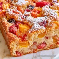 R&uuml;hrteig Obstkuchen f&uuml;r 12-15 St&uuml;cke