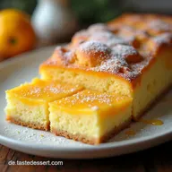 Omas Beste Saftiger Schmandkuchen vom Blech mit Zitrone