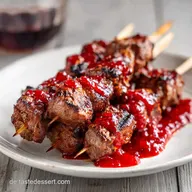Schaschlik mit Sauce: Original Imbiss-Art