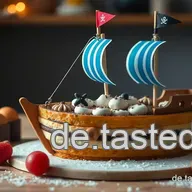 Schiff ahoi! Saftiger Kuchen Piratenschiff f&uuml;r den Kindergeburtstag