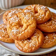 Schmandkringel mit Hagelzucker