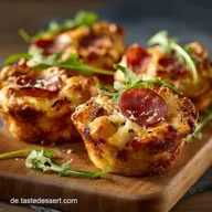 TurboBrotzeit Saftige Pizza Muffins mit Fertigteig in 40 Minuten