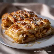 Schneller Apfelstrudel Bl&auml;tterteig Apfelstrudel Bl: Knusprig