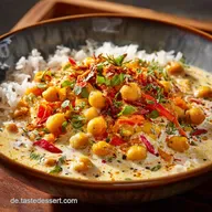 Cremiges KichererbsenCurry mit Kokosmilch in 40 Minuten fertig