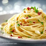 Spaghetti Aglio e Olio Rezept Der Trick f&uuml;r die perfekte cremige Emulsion
