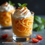Spaghetti Eis Dessert im Glas So lecker wie beim Italiener
