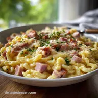 Sp&auml;tzle Schinken Pfanne Schnell One Pot Sp&auml;tzle Sc: Cremig in 25 Min