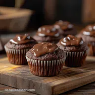 Saftige Double Chocolate Muffins Rezept wie vom Konditor