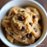 Gesunde No Bake Cookie Dough S&uuml;ndigen erlaubt Vegan Glutenfrei