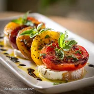 TomatenMozzarellaK&auml;fer: Das schnelle einfache Caprese Salat Rezept