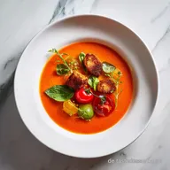 Tomatensuppe nach G&auml;rtnerin Art f&uuml;r 4