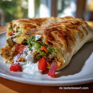 Gem&uuml;seWrap: Knuspriges Gem&uuml;se Kr&auml;uter-Dip Rezept