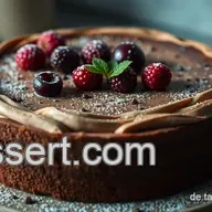 Einfach k&ouml;stliche vegane Torte: Himbeer-Schokoladen-Tr&auml;umchen