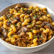 Einfaches Rezept f&uuml;r vegane One Pot Pasta mit Champignons