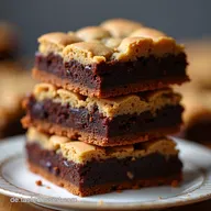 Vegane Double Layer Brookies Das ultimative SchokoDoppelpack f&uuml;r die Kaffeetafel