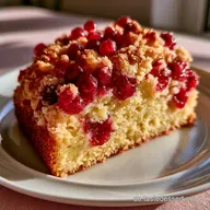 Johannisbeer Streuselkuchen mit Dinkelmehl