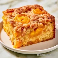 Veganer Mirabellenkuchen mit Streuseln