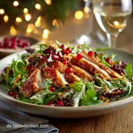WeihnachtsSalat: Festlicher Salat mit krosser Ente Spekulatius-Dressing