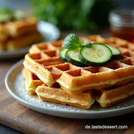 Geniale Zuckerfreie Schokowaffel mit Geheimzutat ZucchiniTrick Low Carb Waffeln