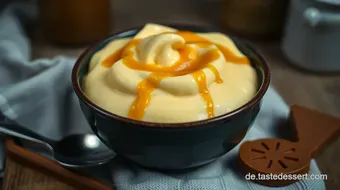 Cremiger Kokospudding mit köstlicher Karamellsoße – Einfach und Lecker! recipe card