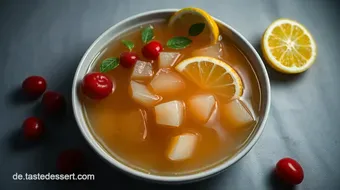 Erfrischender Holundersaft – Ein Hauch von Sommer für Zuhause recipe card