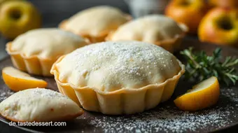 Fluffige Blätterteigtaschen mit süßen Äpfeln & Zimt: Schnelle Rezepte recipe card