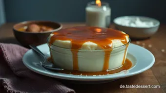 Leckerer Grießpudding mit Karamellsauce: Ein einfaches Rezept recipe card