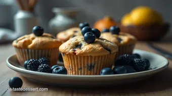Himmlische Blaubeermuffins: Ein köstlicher Genuss für jeden Anlass recipe card