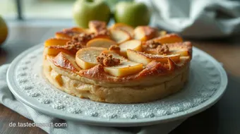 Köstlicher Apfelstrudel aus Blätterteig – Ein einfacher Genuss für jede Kaffeetafel! recipe card