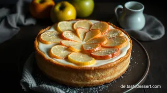 Wunderbarer Apfel-Quark-Kuchen: Ein Stück Heimat für Deine Kaffeetafel recipe card