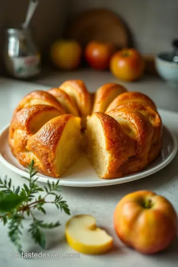 Blätterteig-Stern mit Apfel-Zimt-Füllung steps