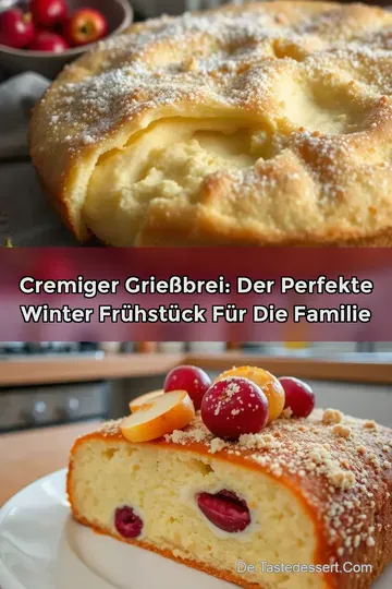 Cremiger Grießbrei: Der perfekte Winter Frühstück für die Familie